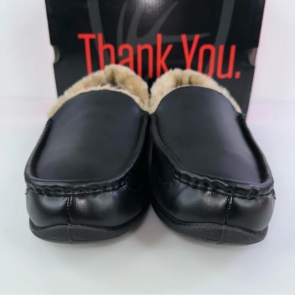 Deer Stags Men's Spun Slipper Black Size 9M - Picture 4 of 9